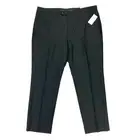 Lauren Ralph Lauren Dress Pant Men 40x30 Black Flat Front Straight Leg Trouser