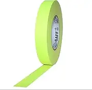 Pro Tapes Premium Fluorescent Gaffers Tape (PRO-Gaff-Neon): 1 in. x 50 yds. (Fluorescent Yellow)