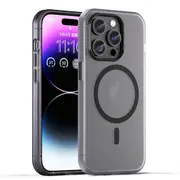 For iPhone 16 Pro Max Case, Compatible with MagSafe Frosted Cover, Black