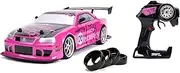 Jada Toys 1:10 Scale Hello Kitty 2002 Nissan Skyline GT-R BNR34 Drift Power Slide Elite Remote Control Car