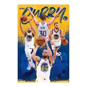 Impact Merch NBA Stephen Curry 23 Regular Sized Poster Wall Decor 92x61cm