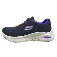 在飛比找Yahoo奇摩購物中心優惠-SKECHERS ARCH FIT 女足弓支撐健走鞋 寬楦款