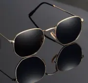 IVOZZO - RETRO GEOMETRIC METAL FRAME DESIGN INSPIRED SUNGLASSES