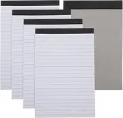 5 Books of A5 Tear-off Notepads Writing Note Pads Memo Notepad Weekly Recording Books Planning Notebooks Message Memo Pads College Ruled Notebook