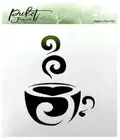 Picket Fence Studios Stencil Coffee Cup