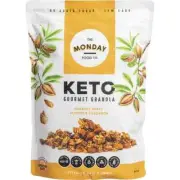THE MONDAY FOOD CO Keto Gourmet Granola Crunchy Roast Almond & Cardamon 800g