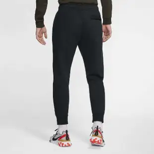 【NIKE 耐吉】長褲 Club Fleece Pants 男款 NSW 路跑 健身 重訓 縮口褲 棉質 黑 白(BV2672-010)