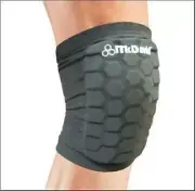 McDavid Dual Density Hexforce Knee/Elbow/Shin Pads One Pair Black Small 6440DDR