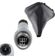 ,for Mercedes-Benz C Class W203 S203 CL203 2000-2004 W209 CLK 6 Speed Gear Shift Knob Lever Stick Gaiter Boot Cover Collar (Color : Gear Boot)