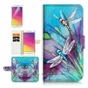 Dragonfly TPU Phone Wallet Case Cover For New Optus X Delight - 21094