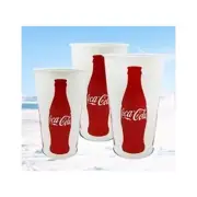 Karat 22 oz Cold Paper Cup Coca-Cola Logo Generic 1000 Pc 90mm C-KCP22 Coke solo