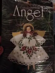 Counted Cross Stitch Angel Christmas Ornament Kit 1461