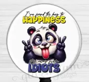 Funny Retractable Badge Holder Reel, Sarcastic Saying Badge Holder GG6608M