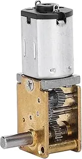 Brush 3V Mini Gear Motor, Micro Turbo Worm Geared Motor 1218GE‑N20 Reduction Geared Motor (DC6V 70RPM)
