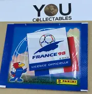 Panini World Cup France 1998 Sealed Sticker Pack Stoichkov and Paul Scholes in