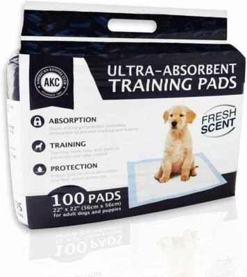 American Kennel Club Scented Puppy Training Pads 22 x 22 Unscented 100 pcs
