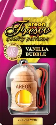 Scent Container Air Freshener Vanilla Bubble 3x Original Areon Fresco Perfume