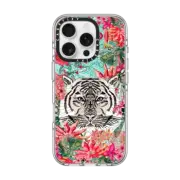 iPhone 16 Pro Clear Case MagSafe Compatible WILD THING TIFFANY BLUE