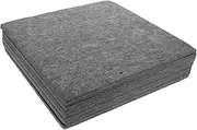 DOITOOL 8pcs Large Cork Board Felt Wall Tiles for Office Versatile Bulletin Board Squares for Easy Pinning Content Management