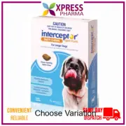 Interceptor Tasty Chews for Large Dogs 22-45kg BLUE
