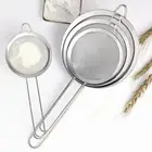 Kitchen sieve set 8/12/16/22 strainer stainless steel pasta sieve draining O0K9-