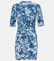 [Stella McCartney] Stella McCartney Printed minidress AU 8 multicoloured