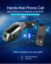 Wireless Bluetooth Car FM Transmitter Handsfree Kit MP3 Player Adapter Charger