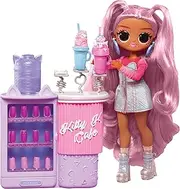 L.O.L. Surprise! OMG Sweet Nails – Kitty K Café - with 15 Surprises Including Real Nail Polish, Press On Nails, Sticker Sheets, Glitter, 1 Fashion Doll, and More – Great for Kids Ages 4+