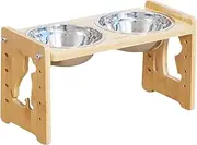 Dog Bowls with Stand - Adjustable Tilted Elevated Dog Food Bowl,Washable Removable Pet Feeder for Home Apartment Kitchen Dining Indoor Outdoor