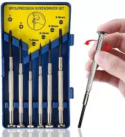 6Pcs Mini Screwdriver Set, Eyeglass Repair Screwdriver, Precision Screwdriver...