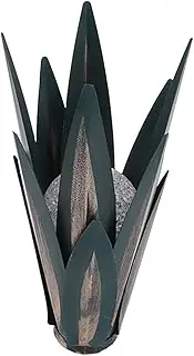 Metal Agave Plant, Metal Tequila Country Art Sculpture DIY with Colorful Light, Tequila Rustic Outdoor Garden Yard Decoration, Home Decor Metal Agave Garden Lawn Ornaments