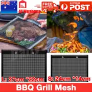 Non-stick BBQ Grilling Mesh Bag Outdoor Camping Barbecue Grill Mats Cooking Pads