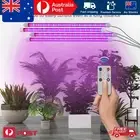 LED Grow Light Strips with Auto Timer 4 Pack 10 Dimmable Levels Full Spectrum