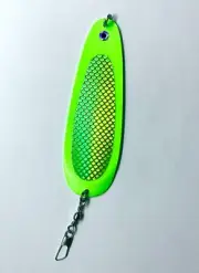 Kokanee Dodger: uv "GREEN MAMBA"