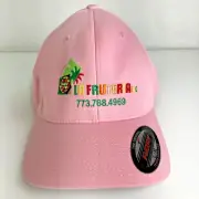 La Fruteria Inc Hat Cap Fitted L/XL Womens Yupoong FlexFit Embroidered Pink