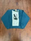 Vintage Golden Bear By Jack Nicklaus Sweater Size L Green Golf Blue New