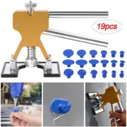 19X Car Body Paintless Dent Removal Tool Dent Puller Lifter Bridge Kit NO Glue