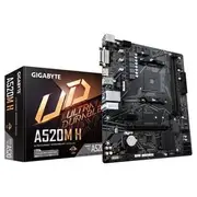 GIGABYTE A520M H AMD MATX Motherboard 2xDDR4 1xM.2 PCIE3.0 1xHDMI 1xDVI