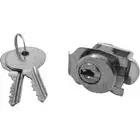 Prime-Line Nickel Steel Clockwise Mailbox Lock (Pack of 6)