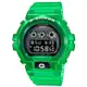 【CASIO】卡西歐 G-SHOCK 果凍感半透明 DW-6900JT-3 200米防水電子錶 三眼運動錶 綠