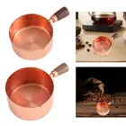 Mini Sauce Pan Saw Stainless Steel Flat Bottom Comfort Grip Non-stick Coffee