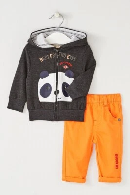 Set Baby Boy Lee Cooper, Mickey. Color Grey Gift for Baby Toddler