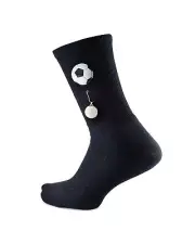 Thorlos Junior's Express Yourself Soccer Crew Socks, Black, Medium