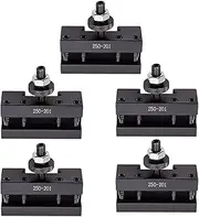 maXpeedingrods 250-201 Quick Change Turning & Facing Lathe Tool Post Holder (Set of 5) for BXA tool posts 250-200 or 250-222