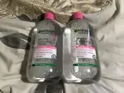 2 Garnier skinActive miscellar cleansing water sensitive skin 700 ml new bottles