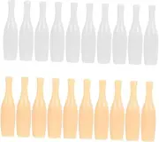 Abaodam 20pcs Mini Bowling Set Classroom Office Game Plastic Bowling Pins Toys for Kids Birthday Party