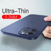 Ultra Thin Matte PP Case iPhone 11 12 13 14 15 Pro X Xr Xs Max 13 Mini 7 8 plus