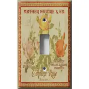 SnazzySwitch Cabbage Rose Decorative Light Switch Plate Cover