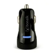 Bonelk 4.8A Dual USB Car Cigarette Lighter Charger Adapter for Phones/Tablets BK