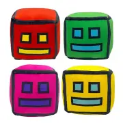 12cm The Geometry Dash Game Stuffed Doll Square Plush Toy Collections Kids Gifts